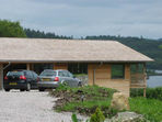 A house design for a steeply sloping site stuiable for a client with limited mobility