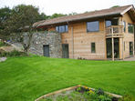 A house design for a steeply sloping site stuiable for a client with limited mobility