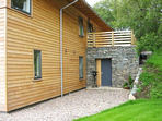 A house design for a steeply sloping site stuiable for a client with limited mobility