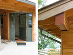 A house design for a steeply sloping site stuiable for a client with limited mobility